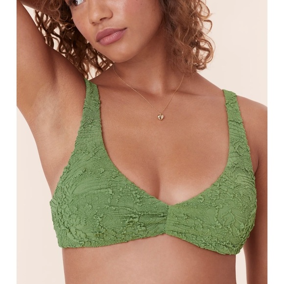 ANDIE swim Sicily Bikini Green swimsuit set size Large NWOT - Picture 4 of 7